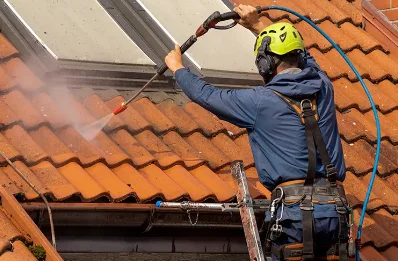 Démoussage et hydrofuge de toiture à Bernac